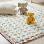 Tiger Jungle Print Reversible Cotton Quilt (Razai)