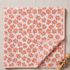 Bear & Circus Animal print hand block-printed cotton muslin baby swaddle set