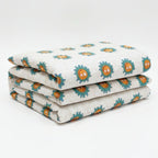 Sunshine print hand block-printed reversible cotton voile kids quilt (razai) – additional lifestyle